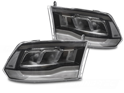 Přední světla s LED pro DODGE RAM 2009-2018 černá