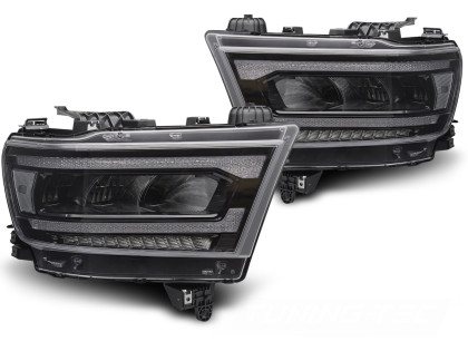Přední světla s LED pro DODGE RAM 2019-2022 černá