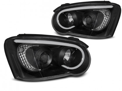 Přední světla s LED pro Subaru Impreza II GD 03-05 černá