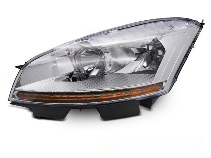 Přední světlo čiré levé pro CITROEN C4 PICASSO 2006-2010