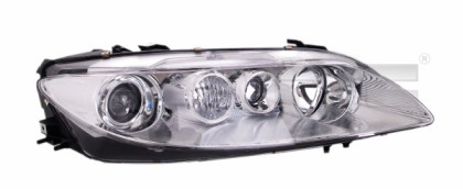 Přední světlo levé - MAZDA 6 I 2002-2005 chromované