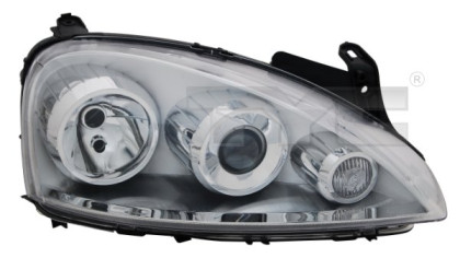 Přední světlo levé - OPEL CORSA C 03-09 H7/H7