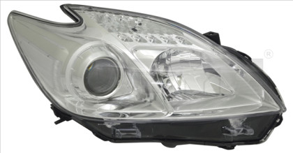 Přední světlo levé - TOYOTA PRIUS III 2011- LH ELEC W/MTR CHROME H11/HB3