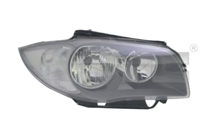 Přední světlo pravé - BMW 1 E81/E87 2009-2013 černé