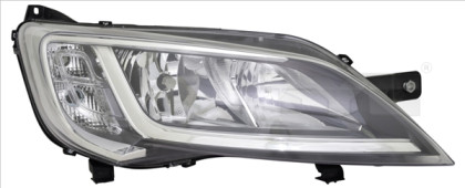 Přední světlo pravé - FIAT DUCATO III 2014- Chromové H7/H7/W21/5W