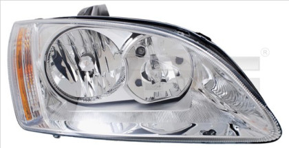 Přední světlo pravé - FORD FOCUS II 2004-2008 stříbrné