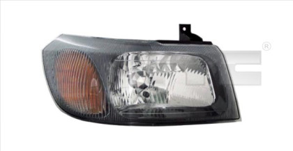 Přední světlo pravé - FORD TRANSIT IV 2000-2002 H4 černé