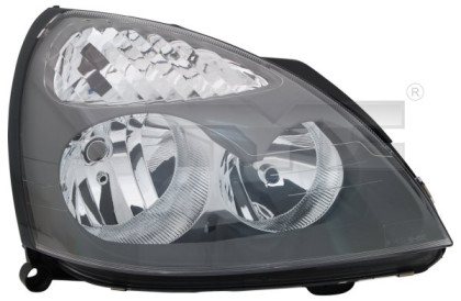 Přední světlo pravé - RENAULT CLIO II 2001-2005 RH ELEC W/O MTR GREY H1/H7