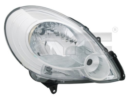 Přední světlo pravé - RENAULT KANGOO II 2008-2013 chromové