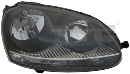 Přední světlo pravé - VW GOLF V 2003-2009