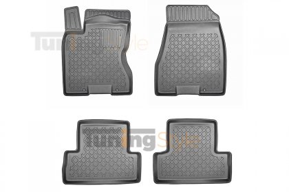 Přesné plastové koberce, vaničky s vysokým okrajem - Nissan X-Trail II 07-14