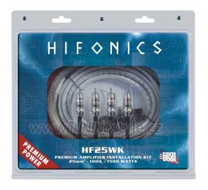 Příslušenství Hifonics - kabelový set - HF25WK Premium