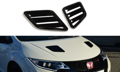 Přívody vzduchu pro kapotu Honda Civic IX Type R carbon look
