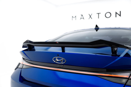 Prodloužení spoileru Hyundai Elantra N Mk7 černý lesklý plast