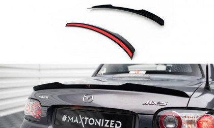 Prodloužení spoileru Mazda MX5 Hardtop NC (Mk3) černý lesklý plast