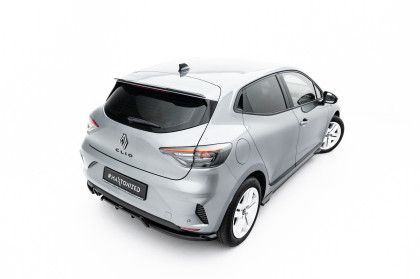 Prodloužení spoileru Renault Clio Mk5 Facelift černý lesklý plast