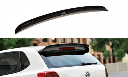 Prodloužení spojleru Maxton VW Polo 5 GTI facelift černý lesklý plast