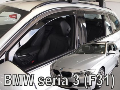 Protiprůvanové plexi, ofuky skel - BMW serai 3 (F31) 5D 2012- COMBI +zadní