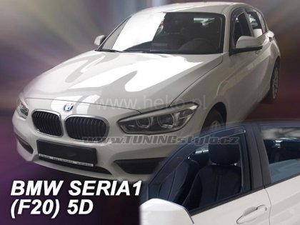 Protiprůvanové plexi, ofuky skel - BMW serie 1 F20 5dv. 11- (+zadní)