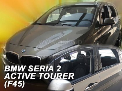 Protiprůvanové plexi, ofuky skel - BMW serie 2 F45 5dv. 15- (+zadní) active tourer