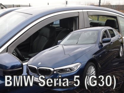 Protiprůvanové plexi, ofuky skel - BMW serie 5 G30/G31 5dv 17- (+zadní) sedan