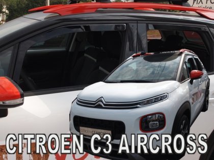 Protiprůvanové plexi, ofuky skel - Citroen C3 Aircross 5D 17- (+zadní)