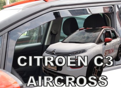 Protiprůvanové plexi, ofuky skel - Citroen C3 Aircross 5D 17-