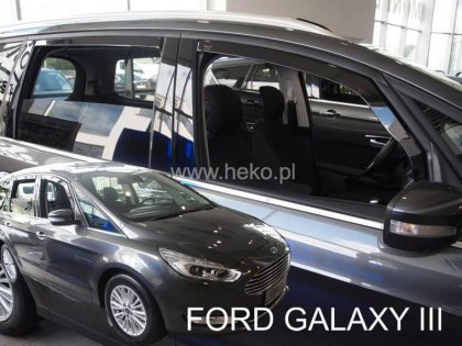 Protiprůvanové plexi, ofuky skel - Ford Galaxy 5dv. 15- (+zadní)