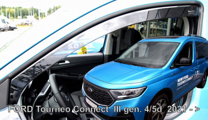 Protiprůvanové plexi, ofuky skel - Ford Tourneo Connect 2021