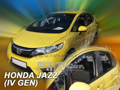 Protiprůvanové plexi, ofuky skel - Honda Jazz  5dv. 15- (+zadní)