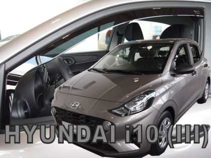 Protiprůvanové plexi, ofuky skel - Hyundai i10 19-