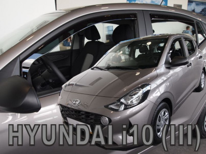 Protiprůvanové plexi, ofuky skel - Hyundai i10 5dv. 19- + zadní