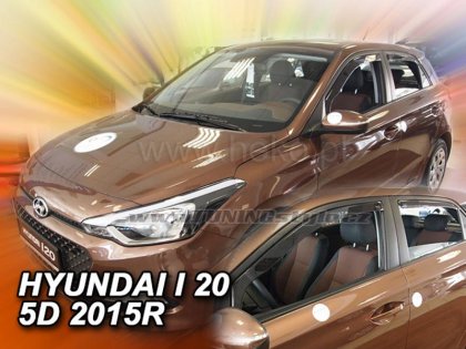 Protiprůvanové plexi, ofuky skel - Hyundai i20 II 5dv. 15-