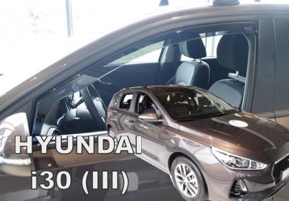 Protiprůvanové plexi, ofuky skel - Hyundai i30 5dv 17-