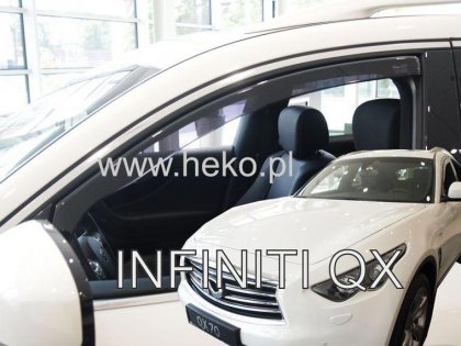 Protiprůvanové plexi, ofuky skel - Infiniti FX/QX 5dv 08-