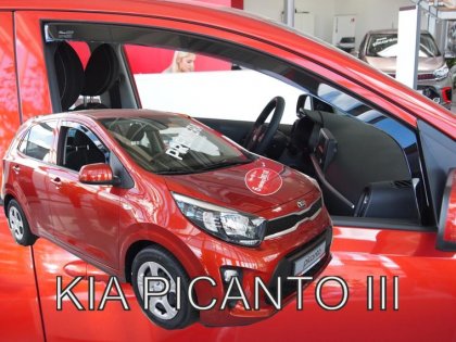 Protiprůvanové plexi, ofuky skel - Kia Picanto III 5dv 17-