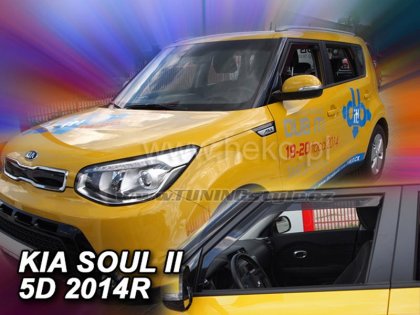 Protiprůvanové plexi, ofuky skel - Kia Soul II 5dv. 14-