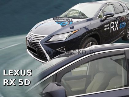 Protiprůvanové plexi, ofuky skel - Lexus RX 5dv. 16-