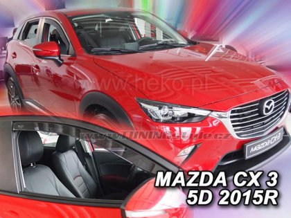 Protiprůvanové plexi, ofuky skel - Mazda CX-3 5dv. 15