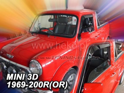 Protiprůvanové plexi, ofuky skel - Mini Cooper 3dv. 69-00 přední krátký