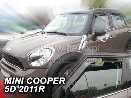 Protiprůvanové plexi, ofuky skel - Mini Cooper 5dv. 11-