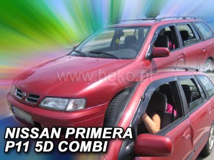 Protiprůvanové plexi, ofuky skel - Nissan Primera P11 5dv 96-02 (+zadní) combi