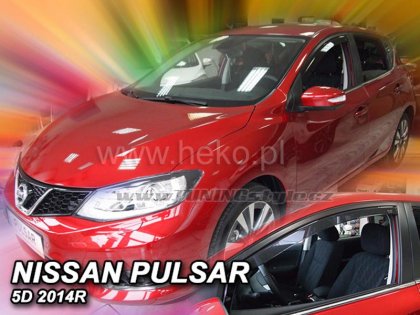 Protiprůvanové plexi, ofuky skel - Nissan Pulsar 5dv. 14-