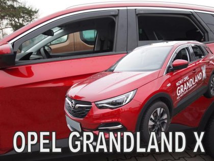 Protiprůvanové plexi, ofuky skel - OPEL/GM/VAUXHALL GRANDLAND X 2017- + zadní