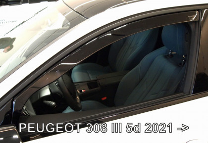 Protiprůvanové plexi, ofuky skel - PEUGEOT 308 III 5dv. 2021