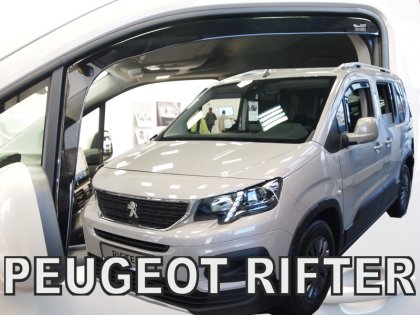 Protiprůvanové plexi, ofuky skel - Peugeot Rifter 18-