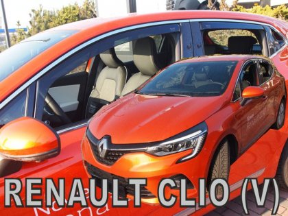 Protiprůvanové plexi, ofuky skel - RENAULT CLIO V 5d 2019→ +zadní