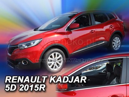 Protiprůvanové plexi, ofuky skel - Renault Kadjar 5dv. 15-