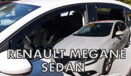 Protiprůvanové plexi, ofuky skel - Renault Megane IV 4dv 17- (+zadní) Grandcoupe