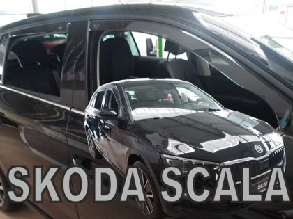 Protiprůvanové plexi, ofuky skel - Škoda Scala 19- (+zadní)